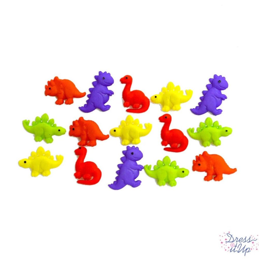 Tiny Dinos -Dress It Up Buttons Jesse James